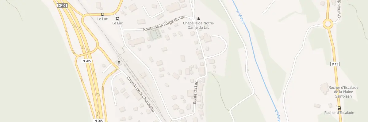 Plan du 499 Rte du Lac aux Houches