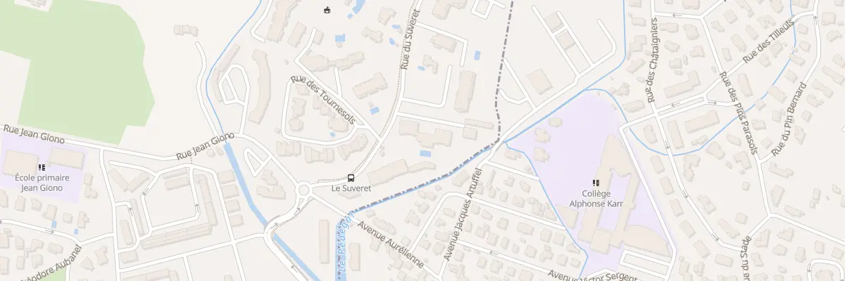 Plan du 142 Rue du SUVERET à Fréjus