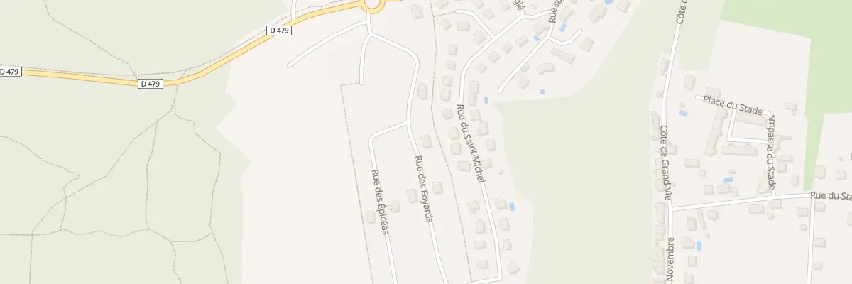 Plan du 9 Rue des Foyards à Sainte-Suzanne