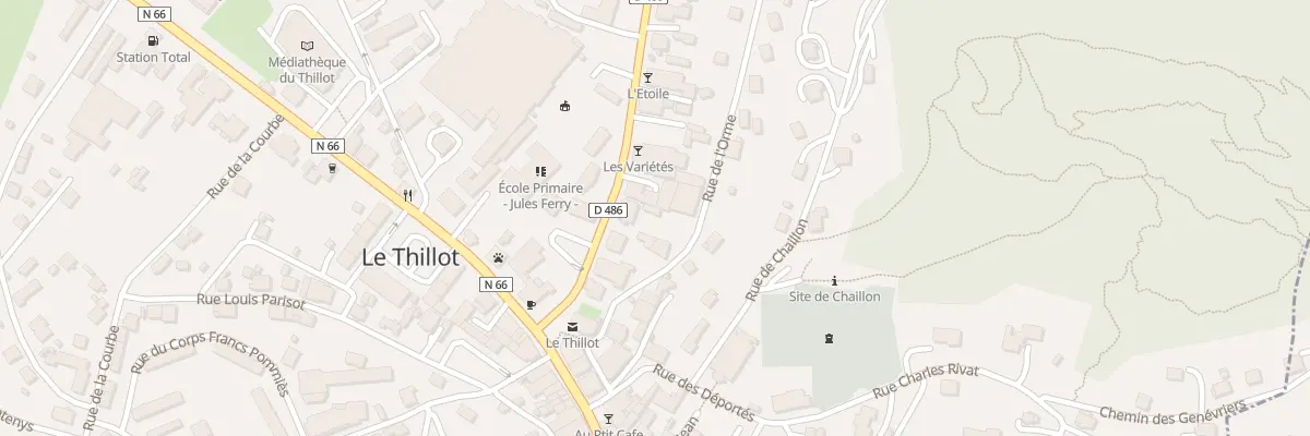 Plan du 6B Rue Jules Ferry au Thillot