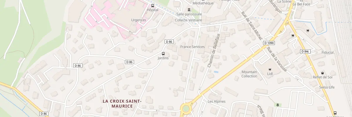 Plan du 70A Av de Haute-Tarentaise à Bourg-Saint-Maurice