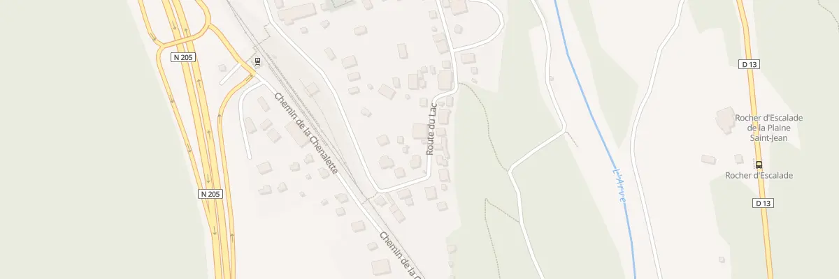 Plan du 445 Rte du Lac aux Houches