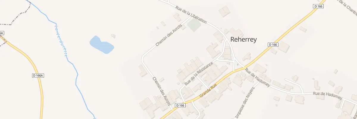 Plan du 14 Rue de la Resistance à Reherrey