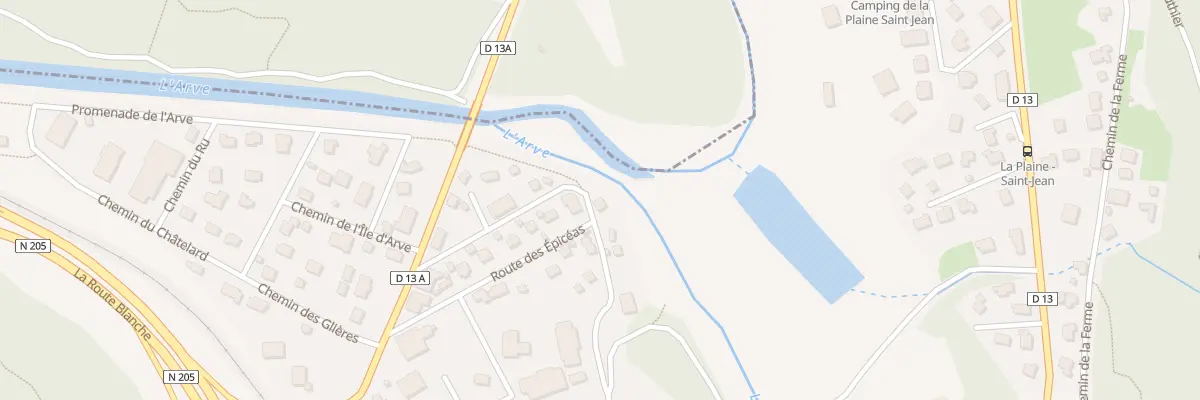 Plan du 172 Che de la Chapelle du Lac aux Houches