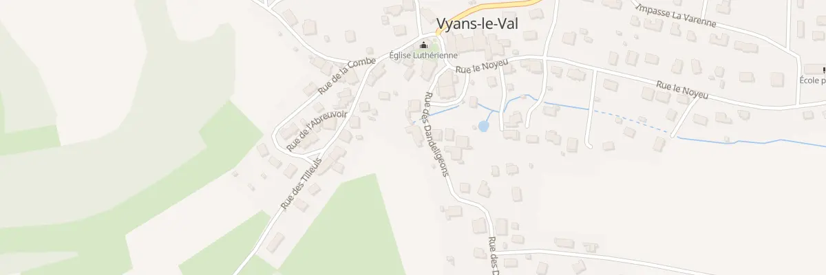 Plan du 4 Rue des Dandeligeons à Vyans-le-Val