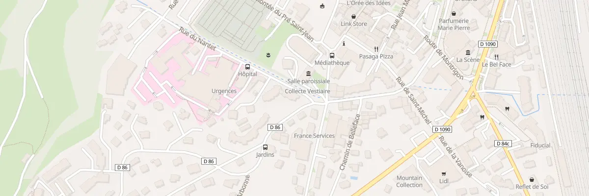 Plan du 51 Rue du Nantet à Bourg-Saint-Maurice