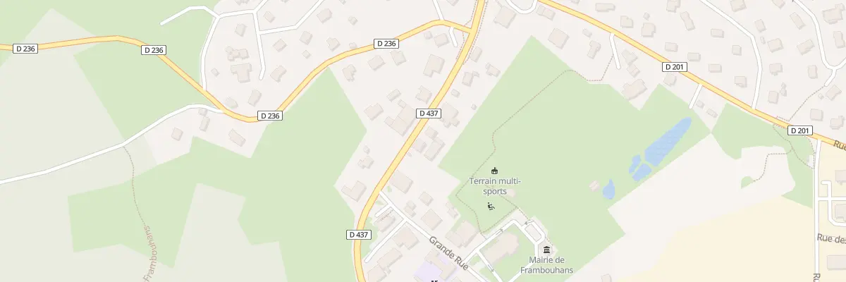 Plan du 25 Rue du Capitaine Treilhes à Frambouhans