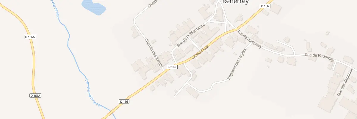 Plan du 14 Grande Rue à Reherrey