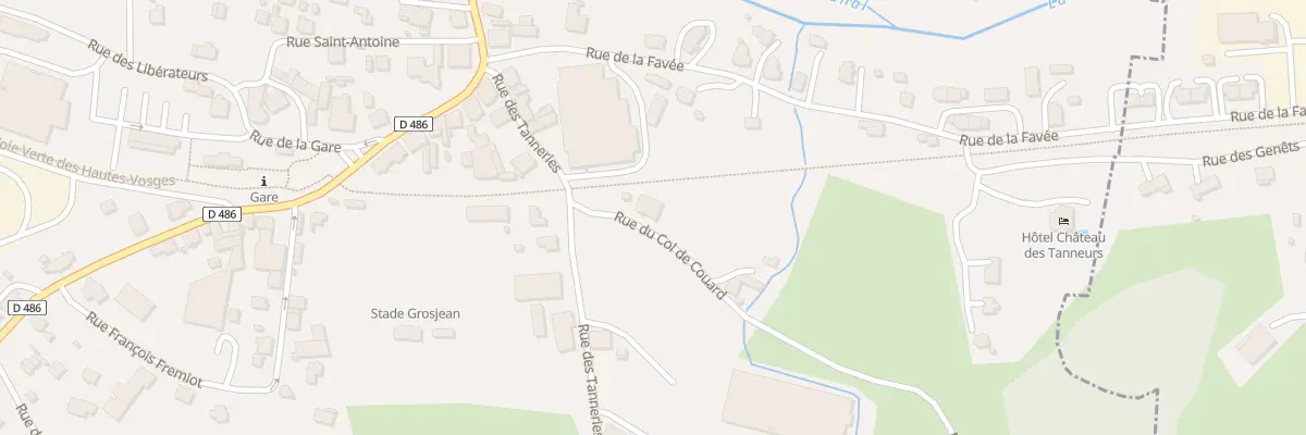 Plan du 1 Rue du Col de Couard au Thillot