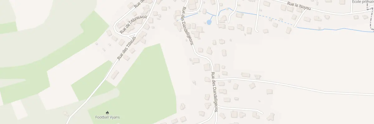 Plan du 6 Rue des Dandeligeons à Vyans-le-Val