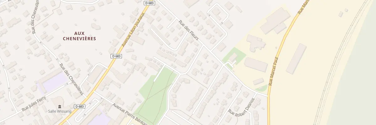 Plan du 17 Rue Paul Verlaine à Héricourt