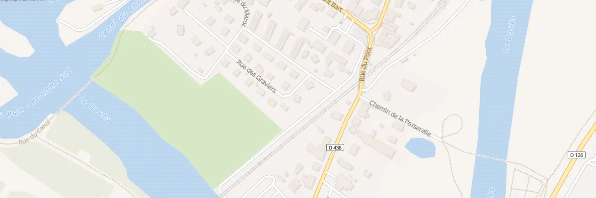 Plan du 2 Rue des Graviers à Voujeaucourt