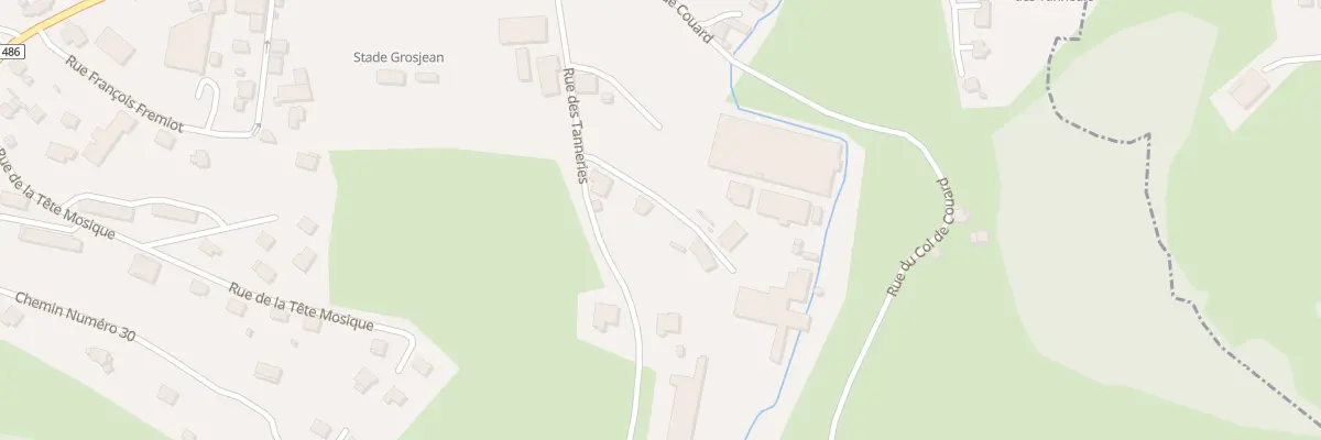 Plan du 19 Rue des Tanneries au Thillot