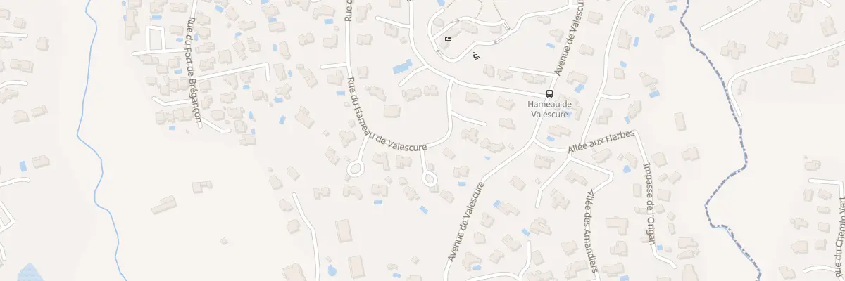 Plan du 95 Rue du HAMEAU DE VALESCURE à Fréjus