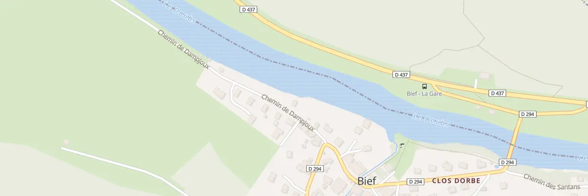 Plan du 3 Che de Dampjoux à Bief