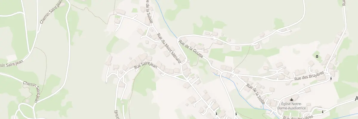 Plan du 6 Rue du Mont Ménard à Auxelles-Haut