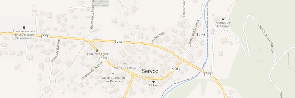 Plan du 35 Imp du Goûter à Servoz