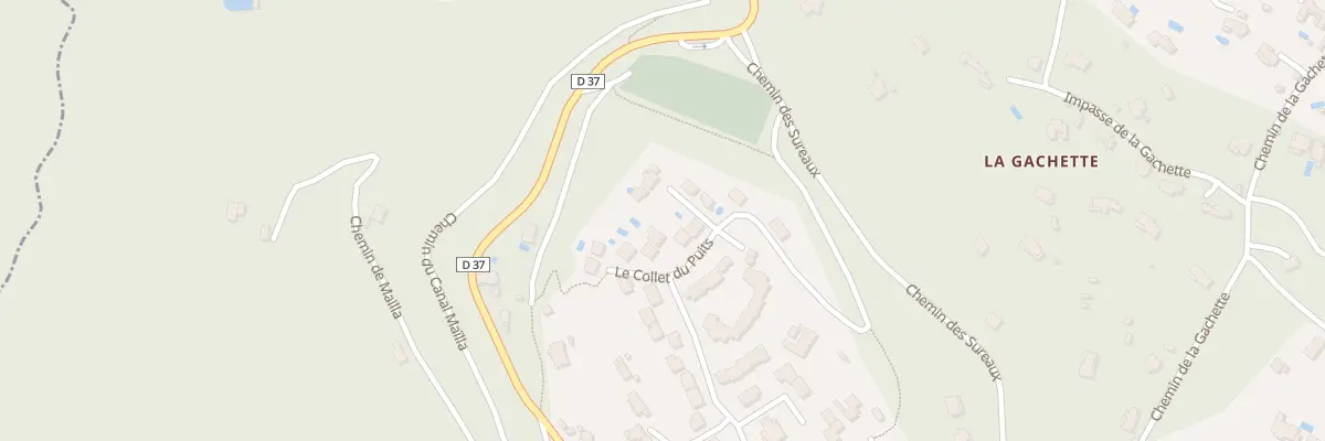 Plan du 8 Le Collet du Puits à Montauroux