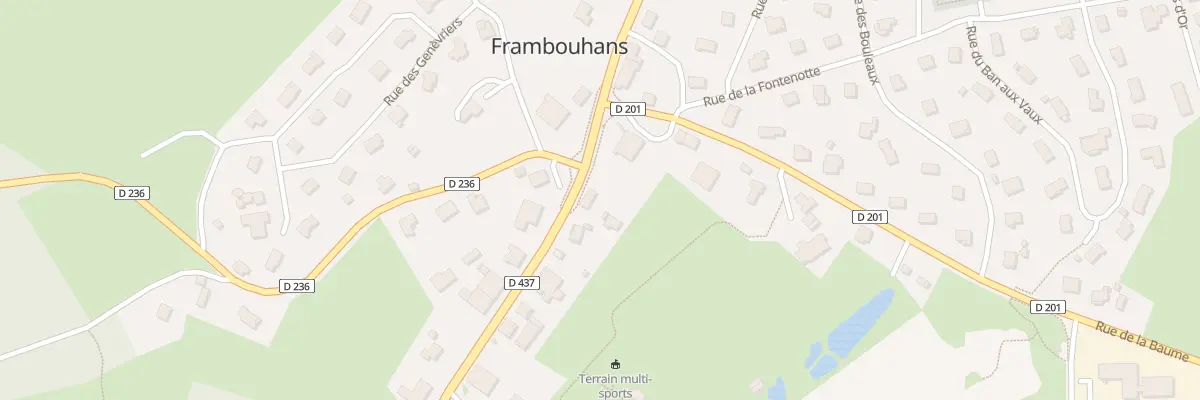 Plan du 21 Rue du Capitaine Treilhes à Frambouhans