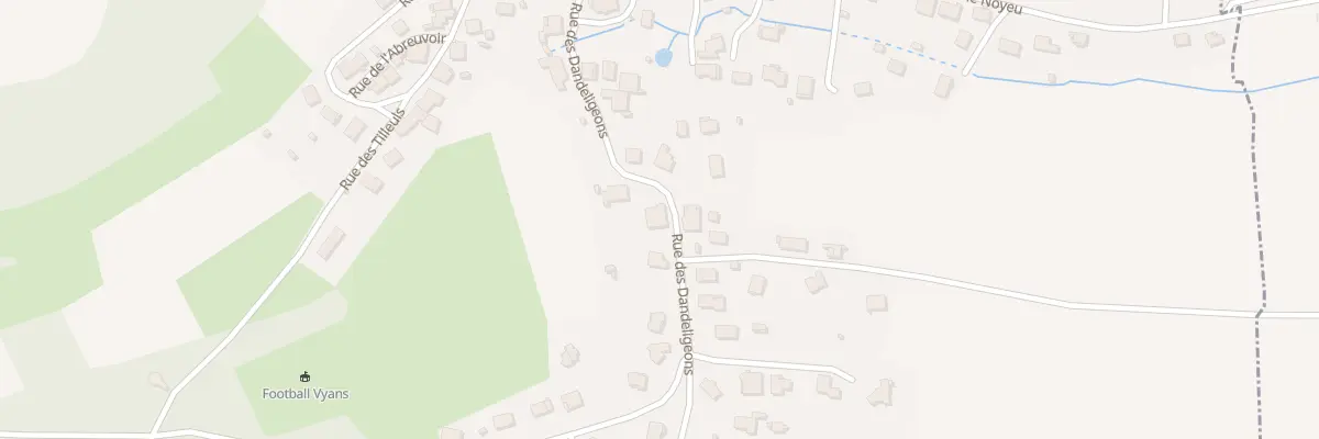 Plan du 8 Rue des Dandeligeons à Vyans-le-Val