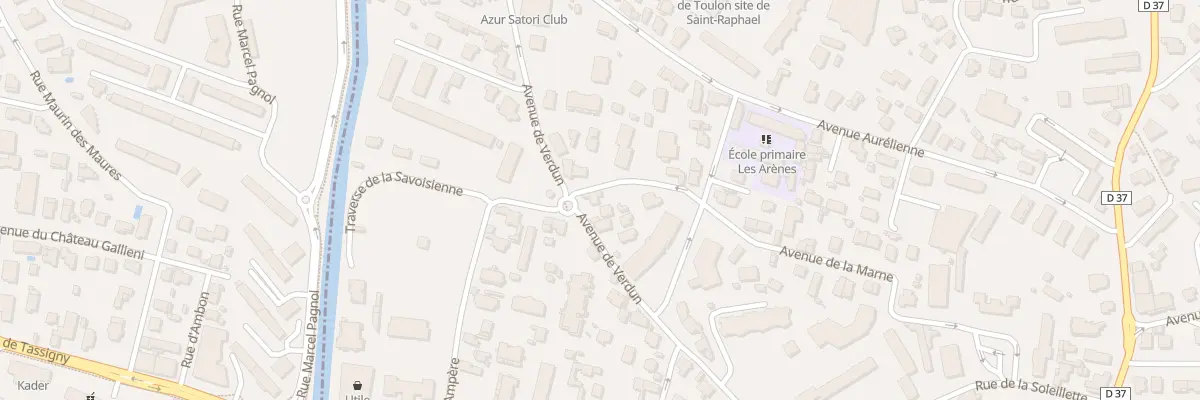 Plan du 466 Av de Verdun à Saint-Raphaël