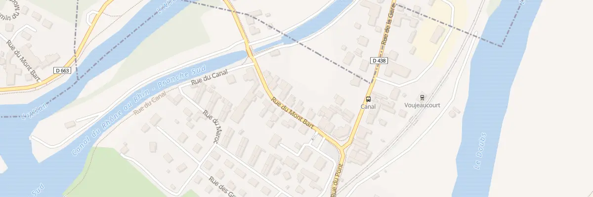 Plan du 9 Rue du Mont Bart à Voujeaucourt