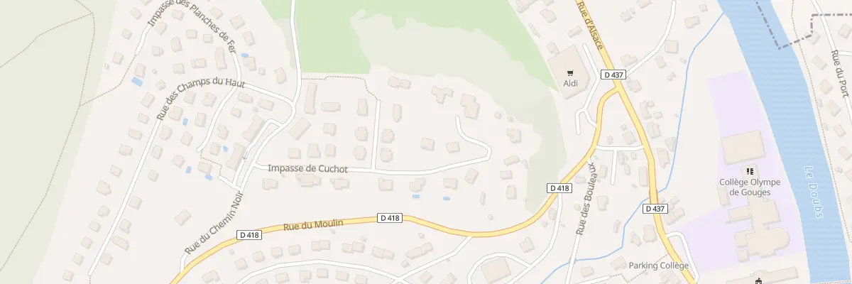 Plan du 10 Imp du Cuchot à Pont-de-Roide-Vermondans
