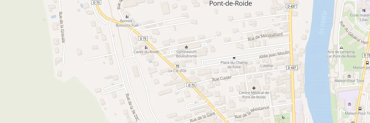 Plan du 2 All Jean Moulin à Pont-de-Roide-Vermondans