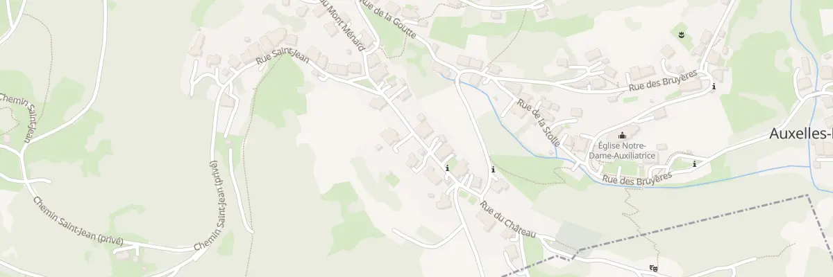 Plan du 60 Rue des Bruyères à Auxelles-Haut