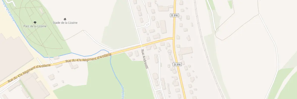 Plan du 26 Rue du 47 Eme d’Artillerie à Héricourt