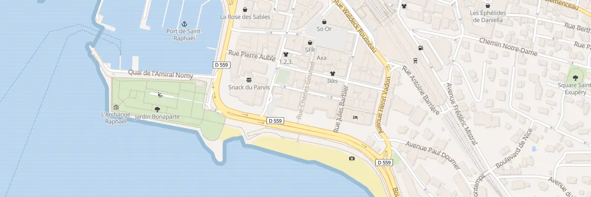 Plan du 41 Prom René Coty à Saint-Raphaël