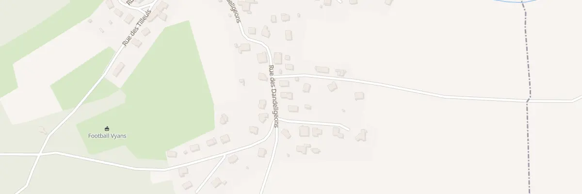 Plan du 21 Rue des Dandeligeons à Vyans-le-Val