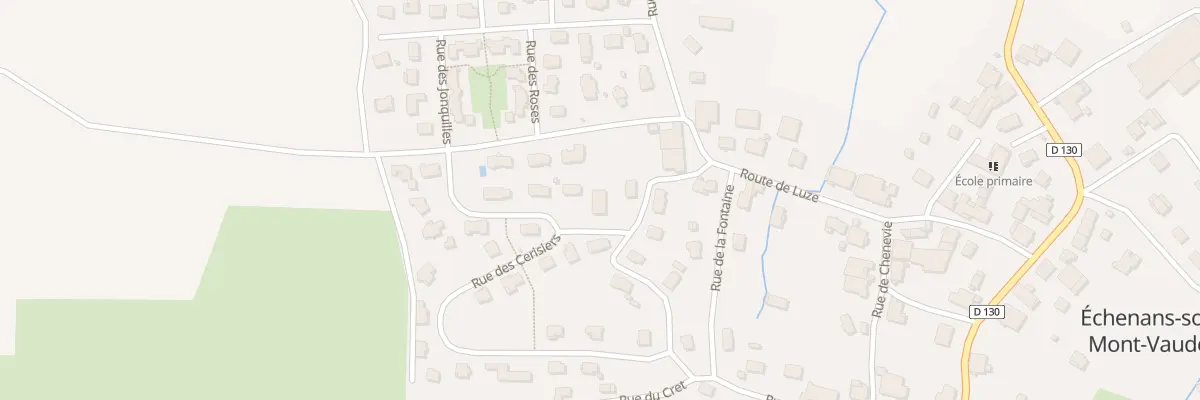 Plan du 2 Rue des Pommiers à Échenans-sous-Mont-Vaudois