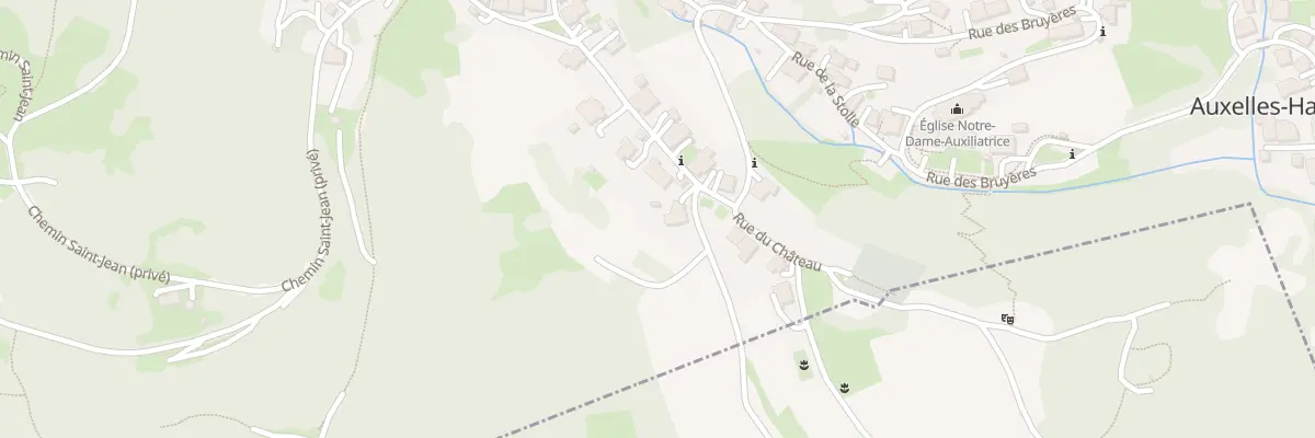 Plan du 13 Rue des Bruyères à Auxelles-Haut