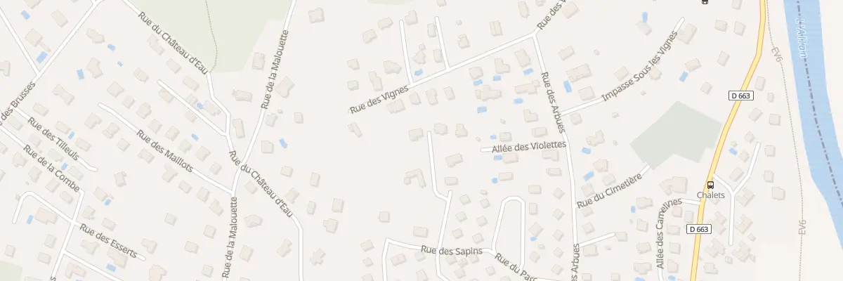 Plan du 25 Rue des Lilas à Bart