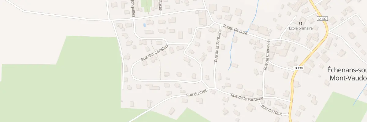 Plan du 3 Rue des Coires à Échenans-sous-Mont-Vaudois