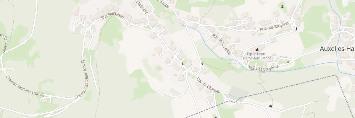 Plan du 58 Rue des Bruyères à Auxelles-Haut