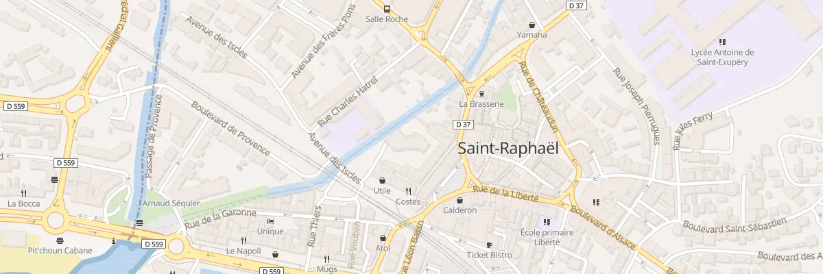 Plan du 82 Rue Victor Hugo à Saint-Raphaël