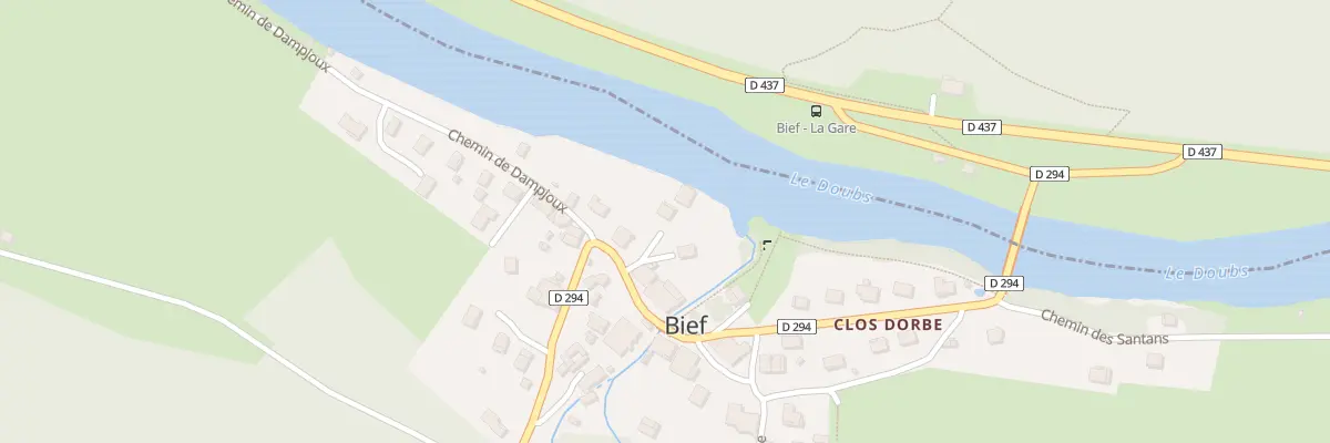 Plan du 7 Che du Petit Pont à Bief