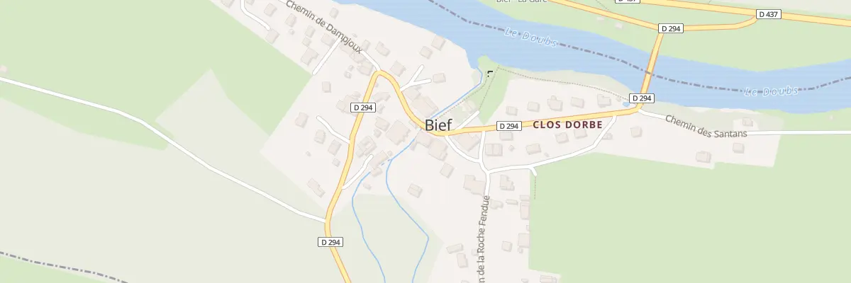 Plan du 4 Che du Petit Pont à Bief