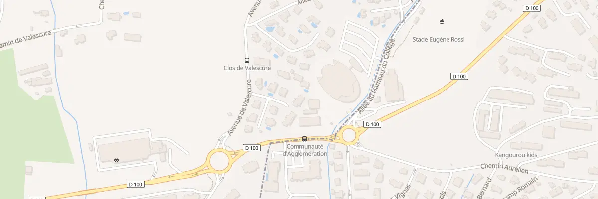 Plan du 72 All du SAGITTAIRE à Fréjus