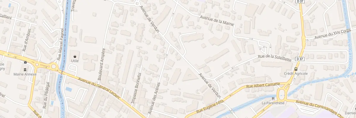 Plan du 261 Av de Verdun à Saint-Raphaël