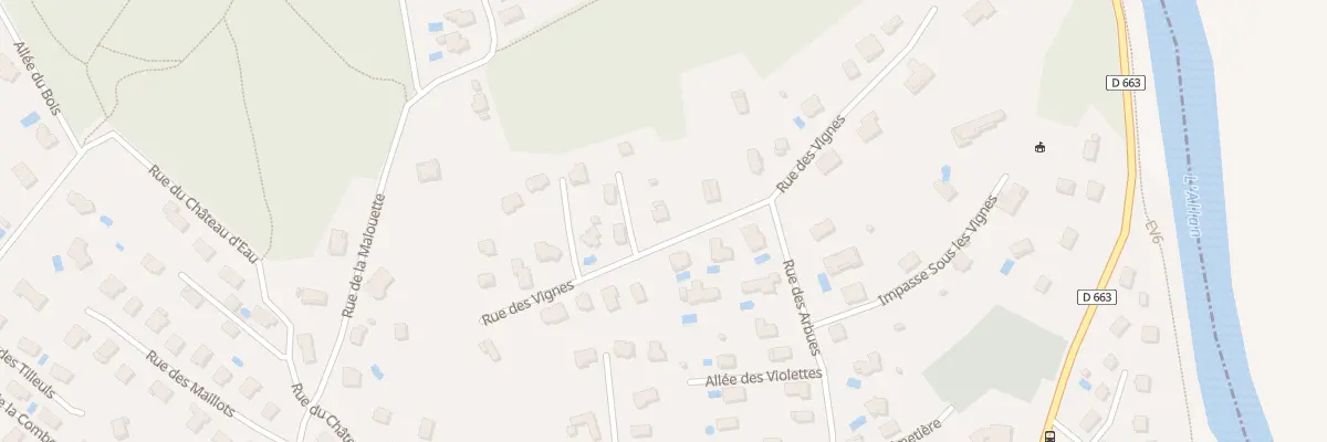 Plan du 9 Rue des Vignes à Bart