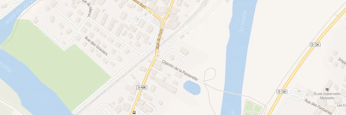Plan du 23 Rue du Pont à Voujeaucourt