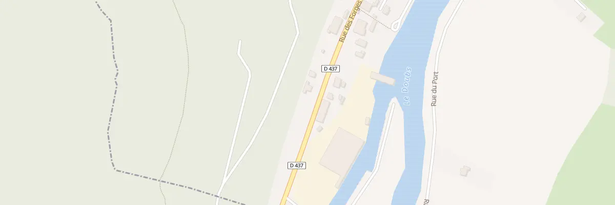 Plan du 10 Rue des Forges à Bourguignon