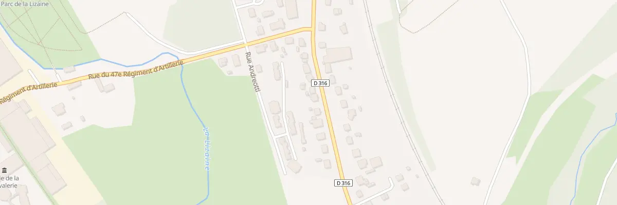 Plan du 90 Av Jean Jaurés à Héricourt