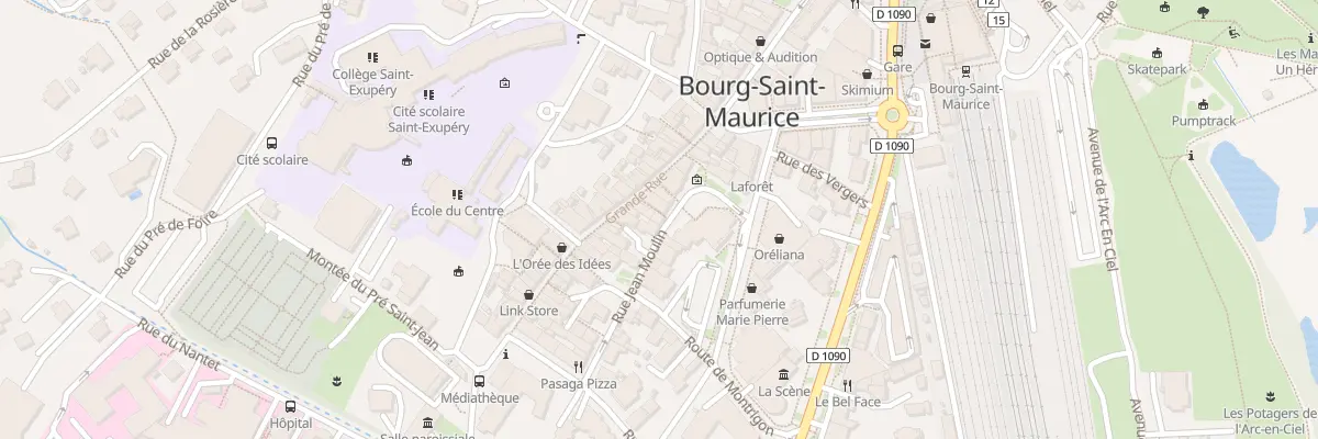 Plan du 74 Rue Jean Moulin à Bourg-Saint-Maurice