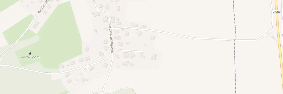 Plan du 23 Rue des Dandeligeons à Vyans-le-Val