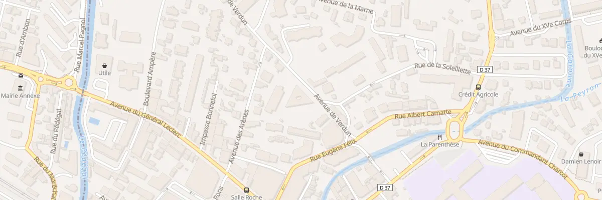Plan du 225 Av de Verdun à Saint-Raphaël