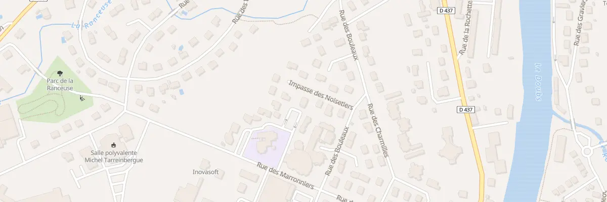 Plan du 8 Imp des Noisetiers à Pont-de-Roide-Vermondans